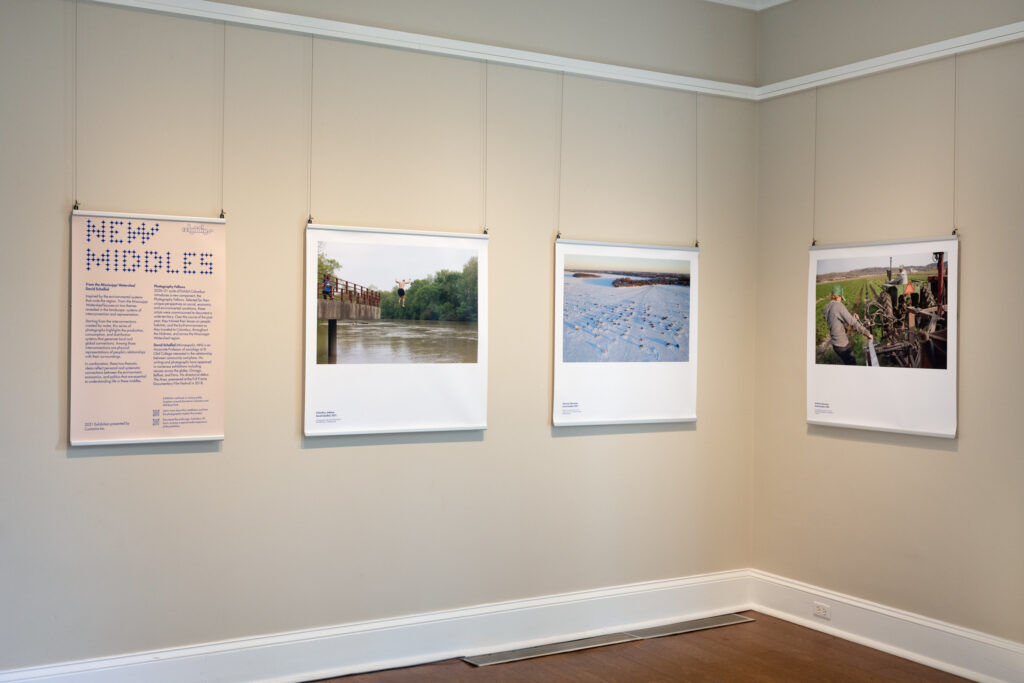 Part of the installation of From the Mississippi River at Exhibit Columbus.